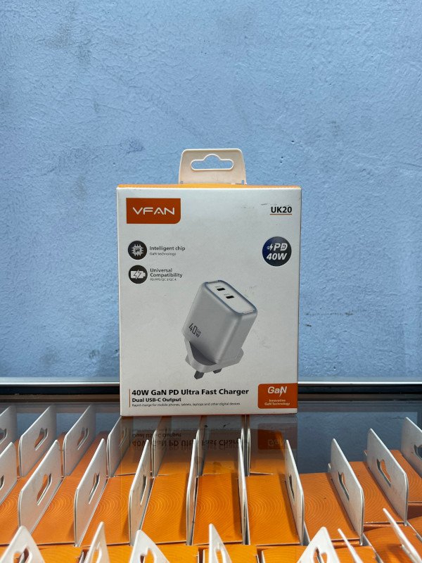 vfan 40w super fast charger